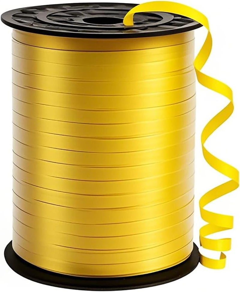 weizedm 500 Yard Premium Gold Curling Ribbon,Curling Ribbon for Gift Wrapping, Balloon String,for Gift Wrapping ，Party Decoration Crafting,for Florist Flower﻿ - Image 1